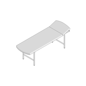 Кушетка КС-2 с регулируемым подголовником